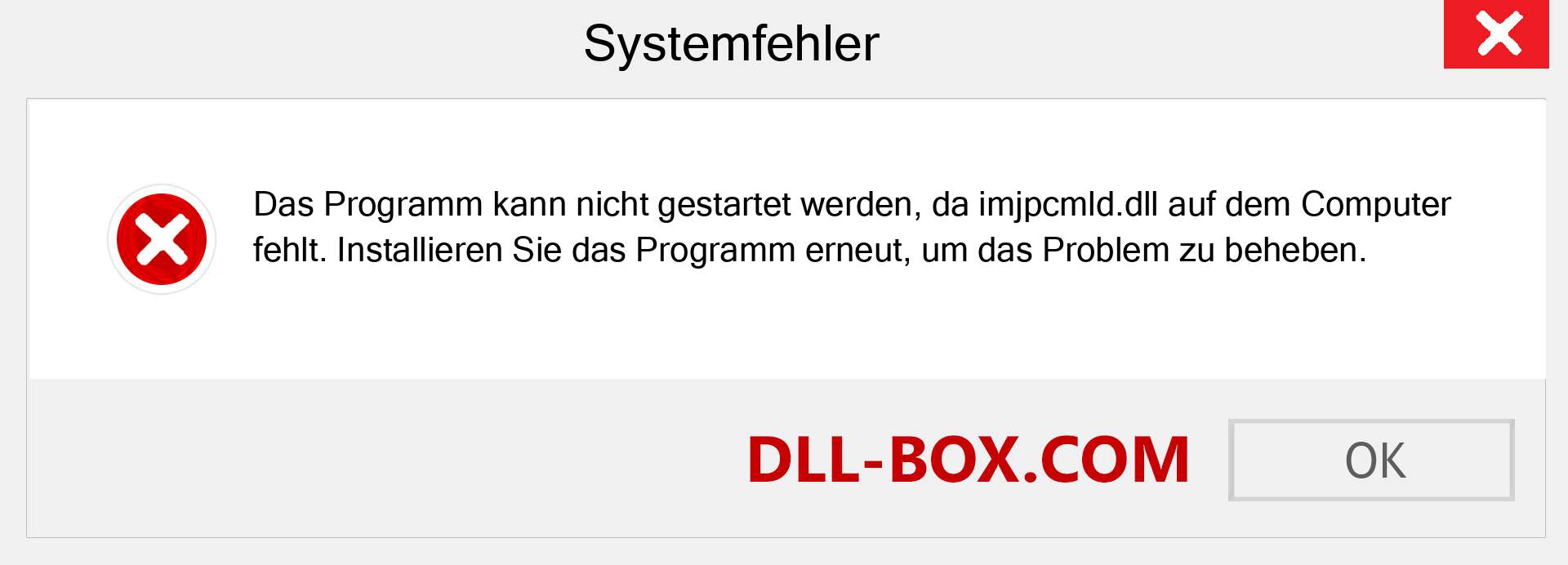 imjpcmld.dll-Datei fehlt?. Download für Windows 7, 8, 10 - Fix imjpcmld dll Missing Error unter Windows, Fotos, Bildern